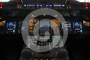 Airbus A380 Cockpit