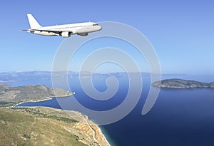 Airbus Crete coast