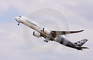 An Airbus A350 jet airplane