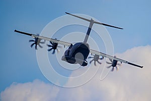 Airbus A400M in flight photo
