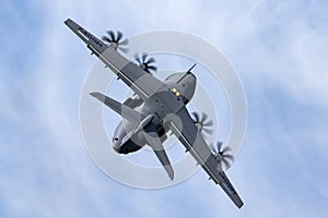 Airbus Military Airbus Defense and Space A400M Atlas four engined large military transport aircraft F-WWMZ.