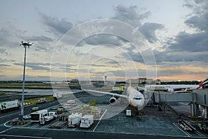 Aircarfts at NAIA Airport in Manila, Philippines