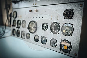 AircrafAircraft control panel.t control panel