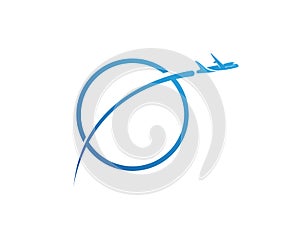 Aircraft, airplane, airline logo label. Journey, air travel, air