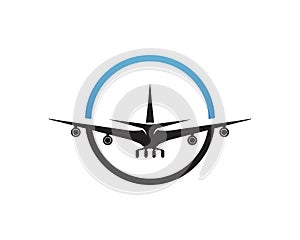 Aircraft, airplane, airline logo label. Journey, air travel, air