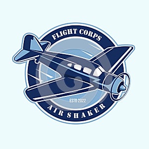 aircraft aviation flight corps illustration design