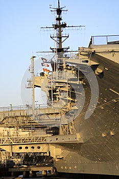 Aircraft Carrier close up