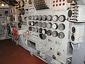 Aircraft Carrier Museum control room