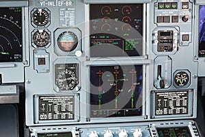 Aircraft cockpit dashboard