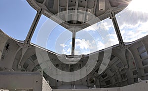 Aircraft cockpit view