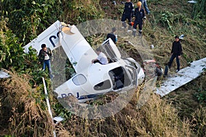 aircraft crash in mountain