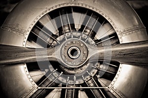 Aircraft engine photo