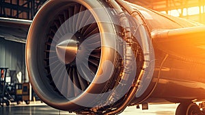 Aircraft engine repair and maintenance. Generative Ai