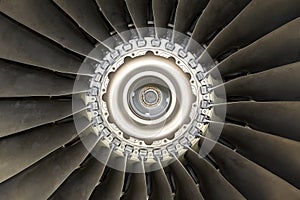 Aircraft jet engine detail