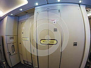 Aircraft lavatory photo