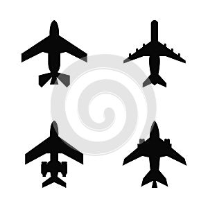 aircraft logo icon  vector illustration template design
