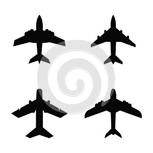 aircraft logo icon  vector illustration template design