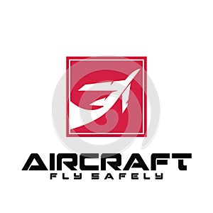 aircraft logo icon  vector illustration template design