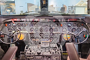 Aircraft Plane Cockpit flight deck