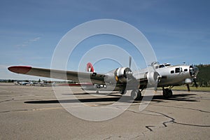 Aircraft on runway