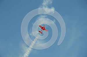 Aircraft show aerobatics air show