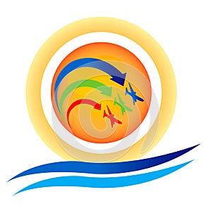 Aircraft show logo