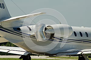 Aircraft Thrust Reverser in Action