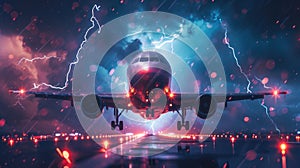 Aircraft in Thunder and Lightning.