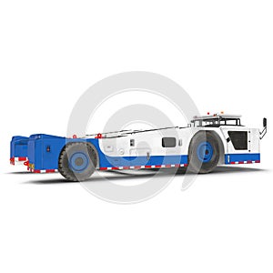 Aircraft Towing Tractor 3D Illustration Isolated on White Background