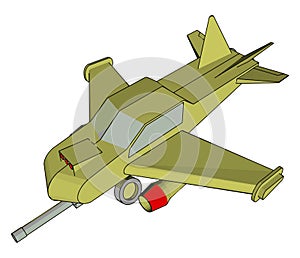 Aircraft toy, illustration, vector