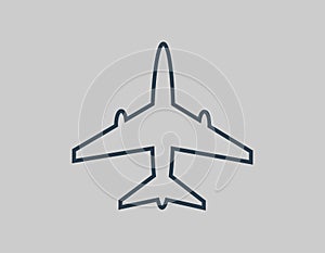 Aircraft. Vector illustration