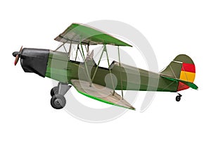 Aircraft of World War II on white background