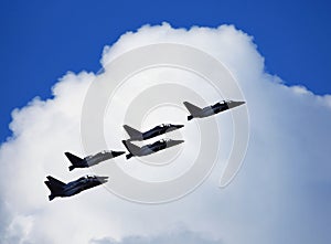 Aircraft Yak-130 in flight