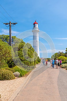 AIREYS INLET, AUSTRALIA, JANUARY 2, 2020: Split point lighthouse in Australia