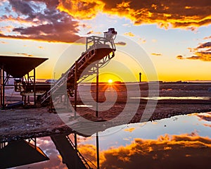 Airfield Sunset