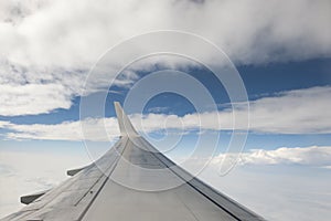 Airfoil and clouds photo