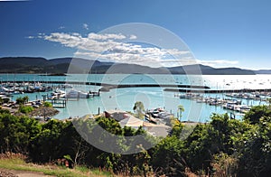 airlie beach harbour marina , gateway to the whitsunday islands, queensland, australia