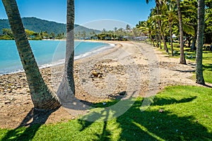 Airlie beach in the summer on a hot sunny day