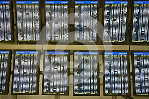 Airline flight schedules