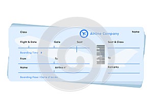 Fluggesellschaft jahre fahrkarte Vektor 