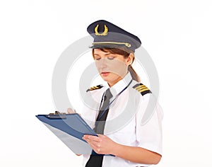 Airline pilot photo