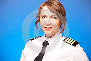 Airline pilot photo