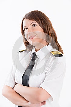 Airline pilot photo