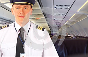 Airline pilot on board