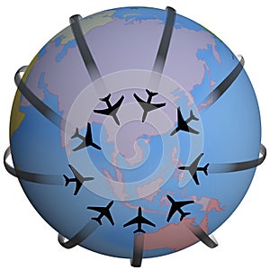 Airline Travel Destination Asia