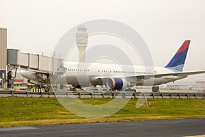 Airliner at Gate