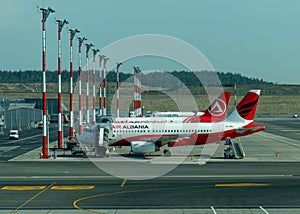 Airliners at Istanbul Airport, Turkey