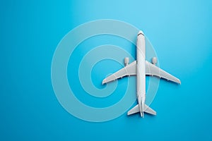 Airlines passenger plane. Place for text. Passenger transportation. World communication and commercial flights. Traveling by plane