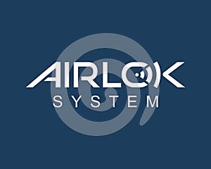 Airlock abstract letter logo