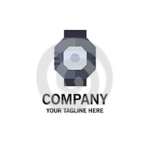 Airlock, Capsule, Component, Module, Pod Business Logo Template. Flat Color